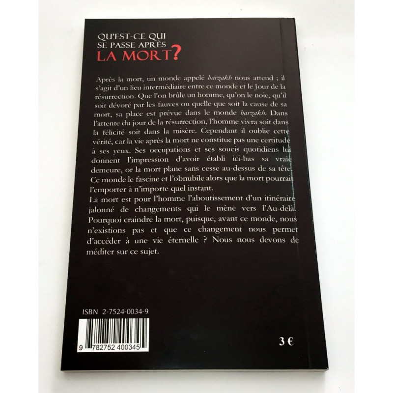 Qu'est-ce qui Se Passer Après La Mort ? - Edition Ennour Qu'est-ce qui Se Passer Après La Mort ? - Edition Ennour