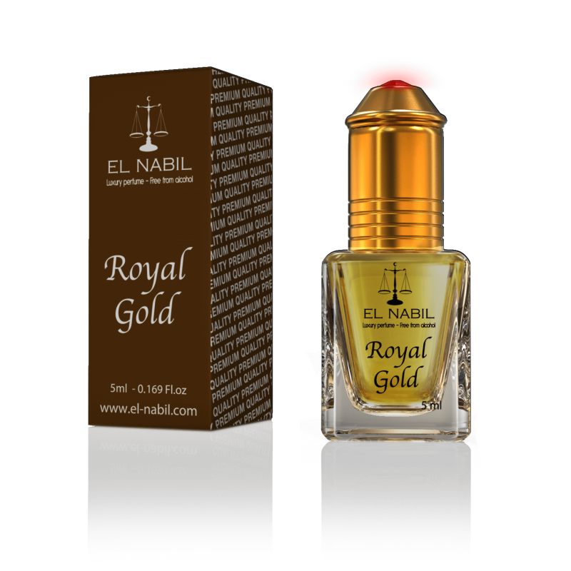 El Nabil - Royal Gold 5 ml - Saudi Perfumes - Sans Alcool El Nabil - Royal Gold 5 ml - Saudi Perfumes - Sans Alcool