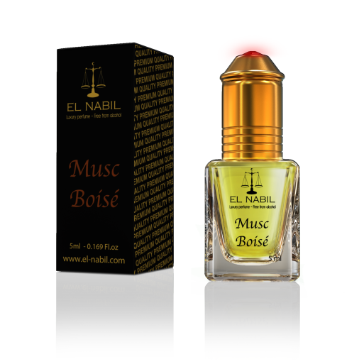 El Nabil - Musc Boisé 5 ml - Saudi Perfumes - Sans Alcool