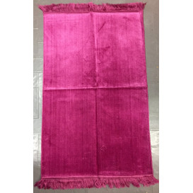 Tapis de Prière de Couleur Unis - Rose - 4697