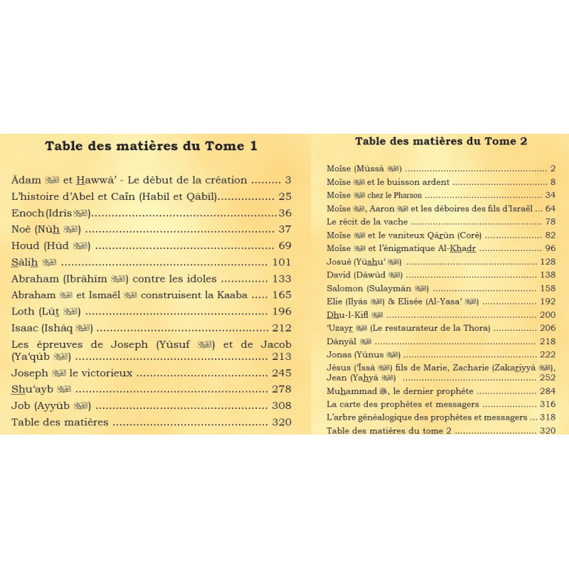 L'Authentique des Récits des Prophètes en 2 Tomes - Racontées Aux Enfants - Version Cartonnée de Luxe - A Partir de 5 ans - Edit L'Authentique des Récits des Prophètes en 2 Tomes - Racontées Aux Enfants - Version Cartonnée de Luxe - A Partir de 5 ans - Edit