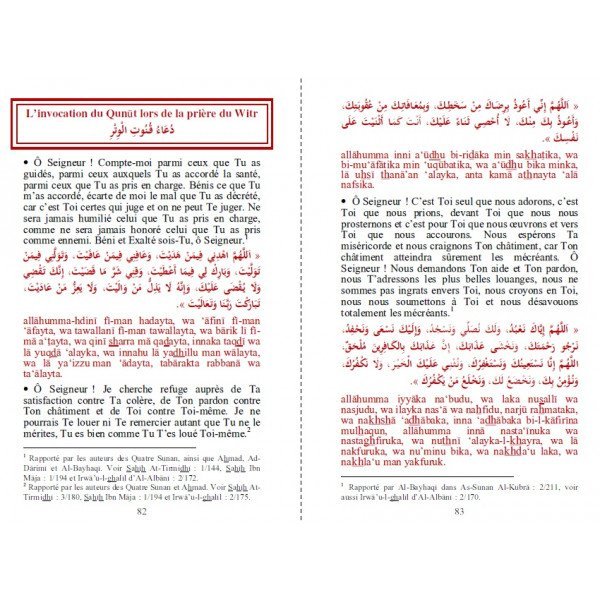 Citadelle Du Musulman Francais Arabe Phonetique Bleu - Edition Orientica