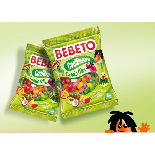 Bonbons Cool Beans - Tropical Mix - Bebeto - Halal - Sachet 60gr