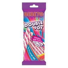 Bonbons Double Joy - Fraise et Vanille - Bebeto - Halal - Sachet 75gr