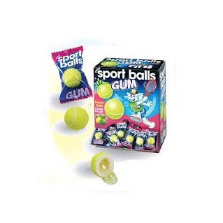 Bonbons - Sport Balls - Tennis - Bubble Gum - Fini - Halal