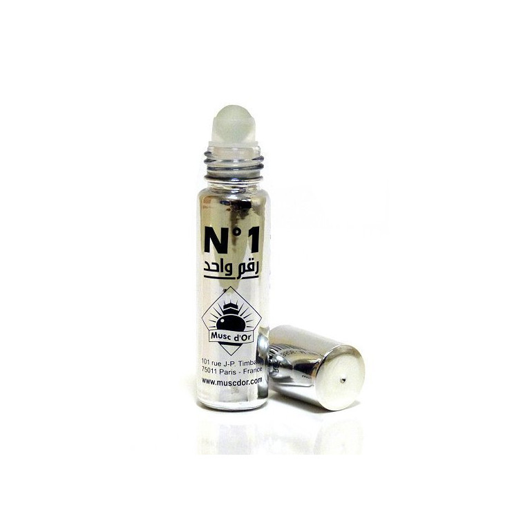 Musc N°1 - Edition de Luxe Paris - 8 ml - Musc d'Or - Sans Alcool - M199