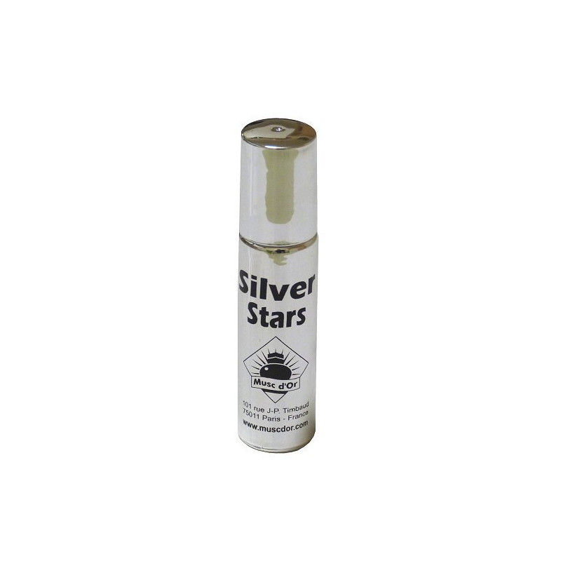 Musc Silver Star - Edition de Luxe Paris - 8 ml - Musc d'Or - Sans Alcool - M116 Musc Silver Star - Edition de Luxe Paris - 8 ml - Musc d'Or - Sans Alcool - M116