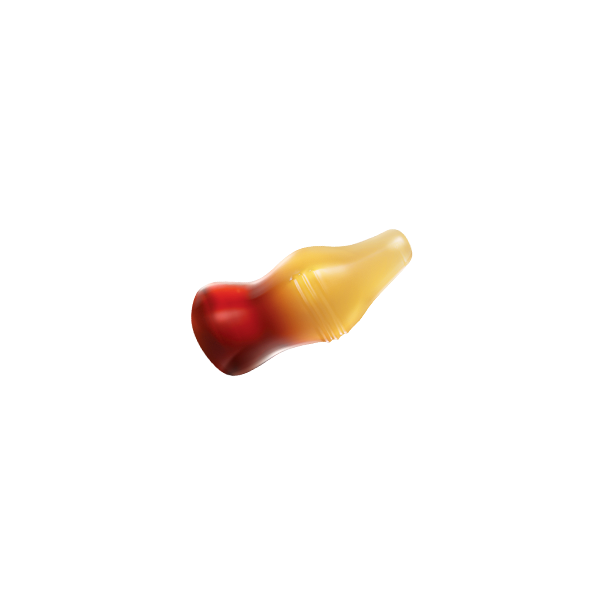 Bonbons Cola - Fabriqué avec du Vrai Jus de Fruit - Bebeto - Halal - Sachet 80gr