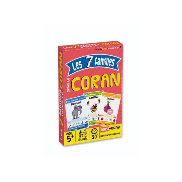 Jeu de 7 familles dans le Coran -2 à 6 joueurs - Dès 5 ans - Osratouna
