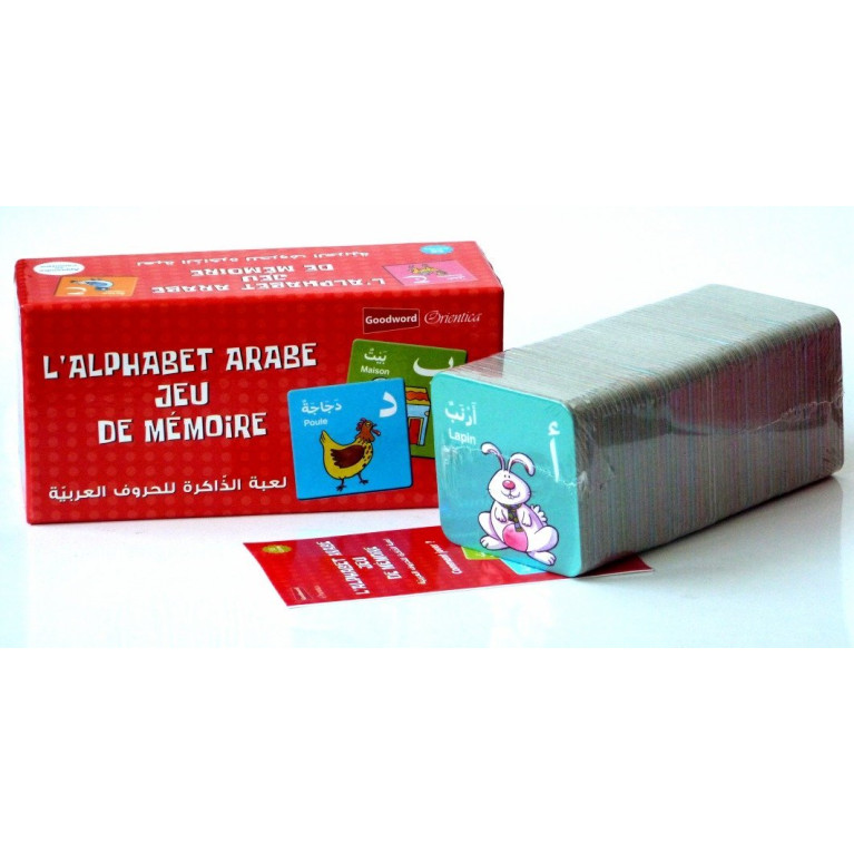 l'Alphabet Arabe Jeu de Mémoire - 56 Cartes - GoodWord - A partir de 3 ans