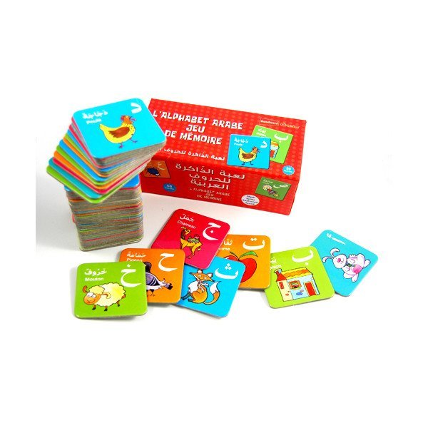 l'Alphabet Arabe Jeu de Mémoire - 56 Cartes - GoodWord - A partir de 3 ans