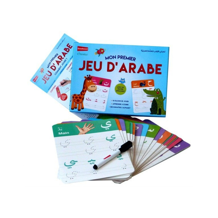 Mon Premier Jeu Arabe - Avec Feutre Effaçable - GoodWord - A partir de 3 ans