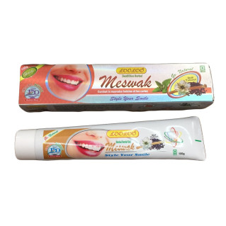 Dentifrice Herbal Looloo 100G Meswak avec Nigelle (Habbat Saouda)