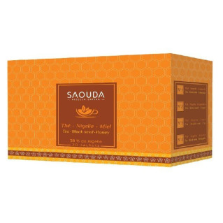 Thé au Miel Bio et à la Graine de Nigelle - 38 % de Nigelle - Saouda Nigelle Sativa