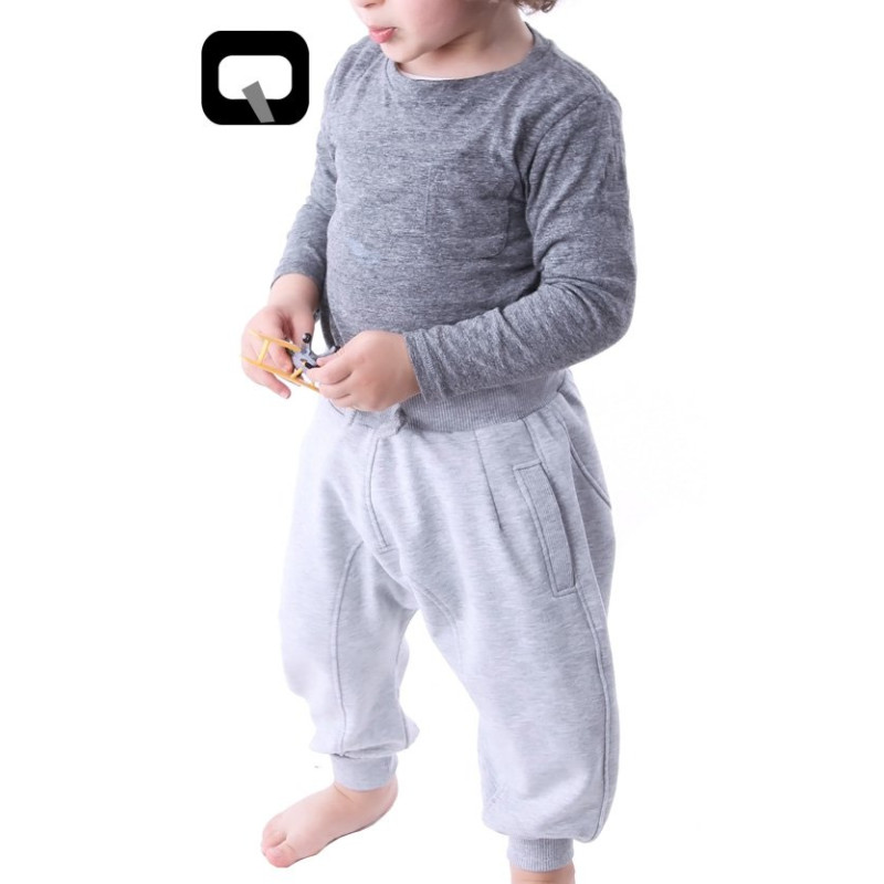 Serwal Enfant - Gris Clair - Junior - Qaba'il - 153 Cocok Salvar