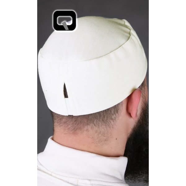 Taguia - Bonnet - Blanc Cassé - Qabail