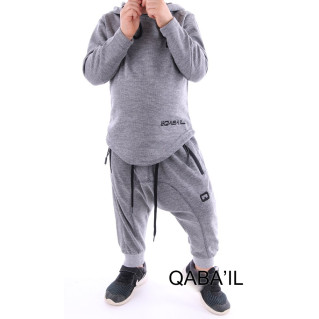 Ensemble Gris Clair - Survêtement Onyx Junior - Qaba'il