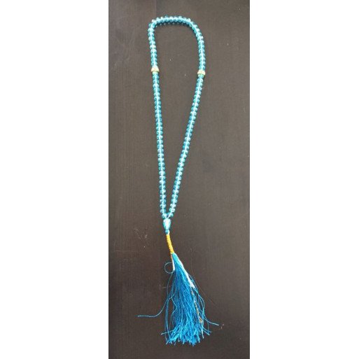 Chapelet - Dzikr - 99 Perles Cristal - Bleu Turquoise - 5944