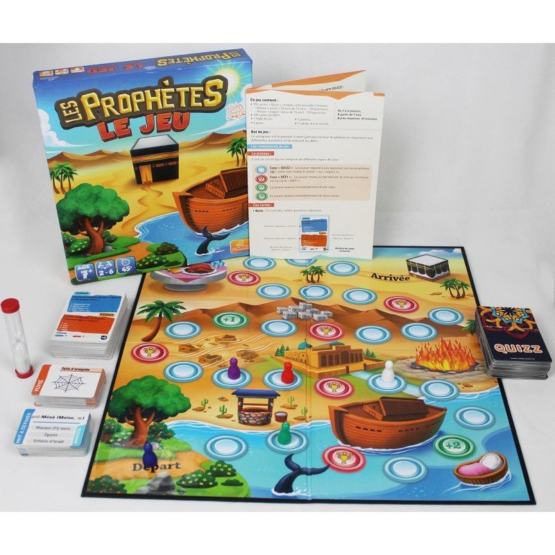 Les Prophètes, Le Jeu - 400 Questions et Défis ! - A partir de 7 ans - Osratourna Les Prophètes, Le Jeu - 400 Questions et Défis ! - A partir de 7 ans - Osratourna
