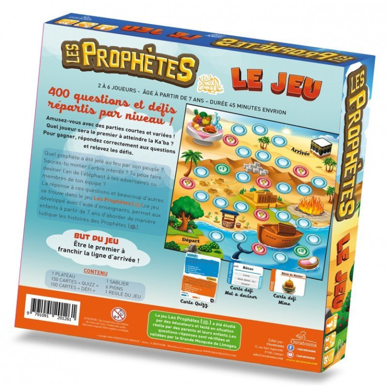 Les Prophètes, Le Jeu - 400 Questions et Défis ! - A partir de 7 ans - Osratourna