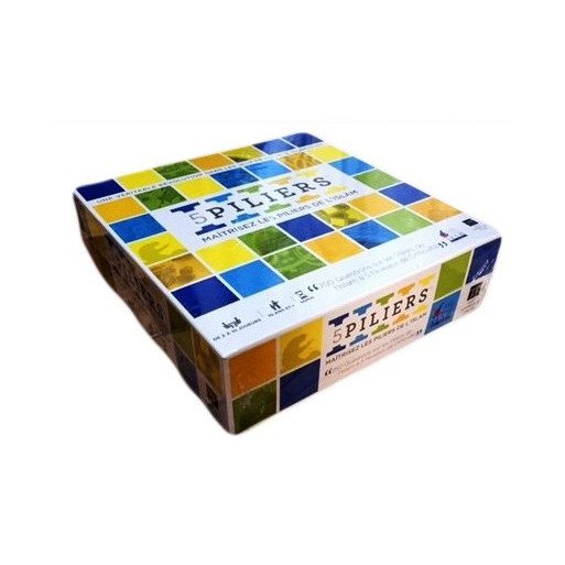5 pilliers - Boite Fun - 750 Quizz et Défis + Plateau de Jeux - IESH 5 pilliers - Boite Fun - 750 Quizz et Défis + Plateau de Jeux - IESH