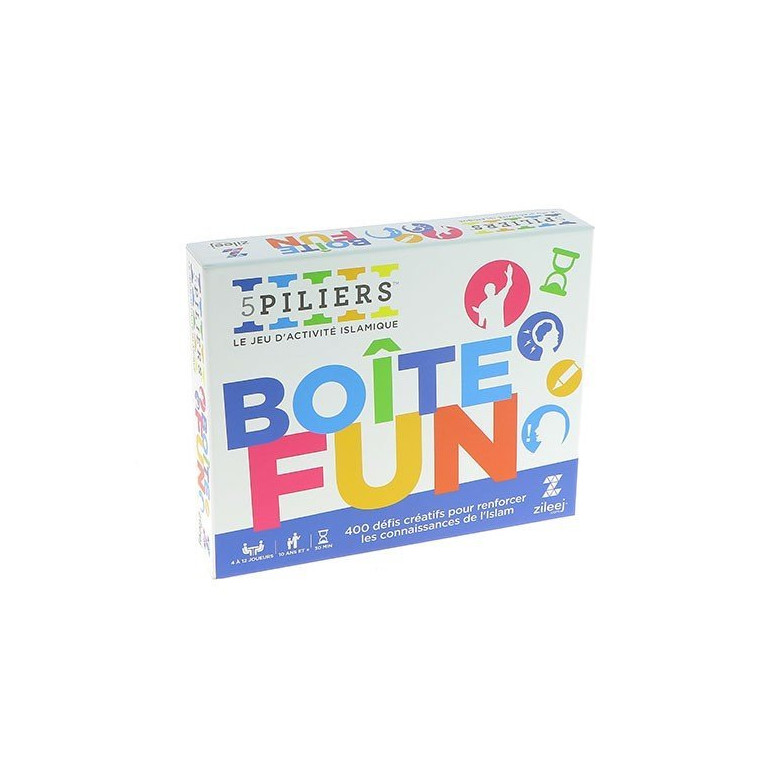 Boîte Fun - Jeu 5 Piliers édition - Jeu d'Activité Islamique Boîte Fun - Jeu 5 Piliers édition - Jeu d'Activité Islamique