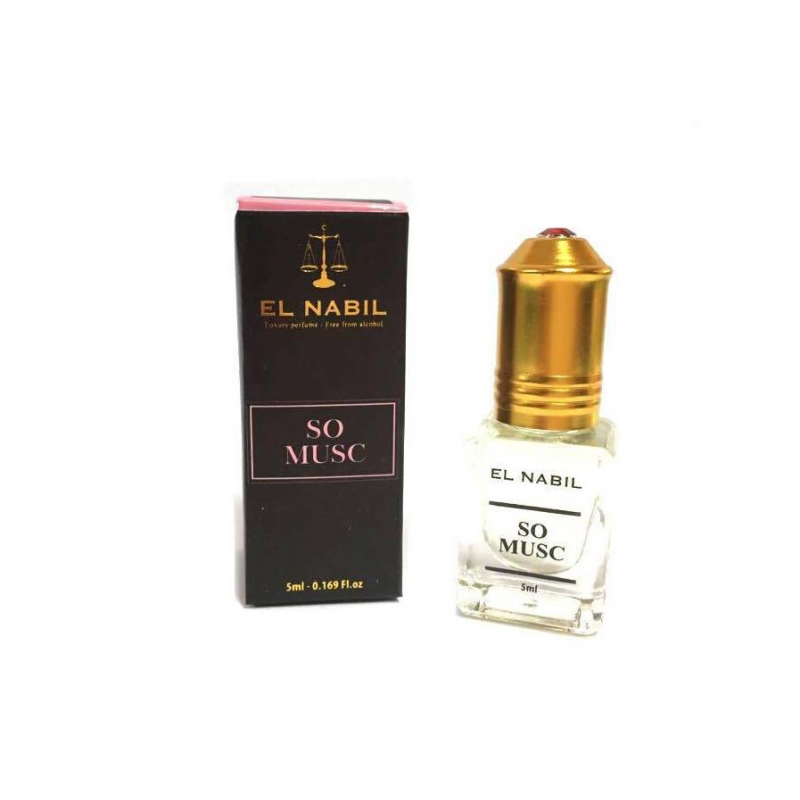 Musc So Musc 5ml - Saudi Perfumes - Sans Alcool - El Nabil Musc So Musc 5ml - Saudi Perfumes - Sans Alcool - El Nabil