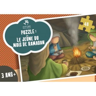Puzzle Le Jeune du Mois de Ramadan - SEYAM - 48 Pièces - Muslim Kid - 3 ans+ 