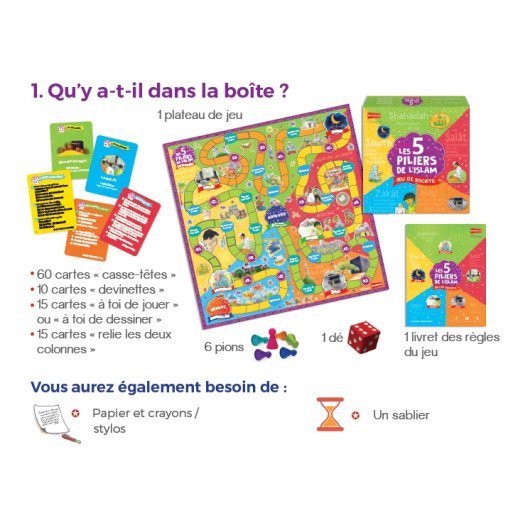 Les 5 Piliers de l'Islam - Jeu de Société - Goodword et Orientica - 8 ans+