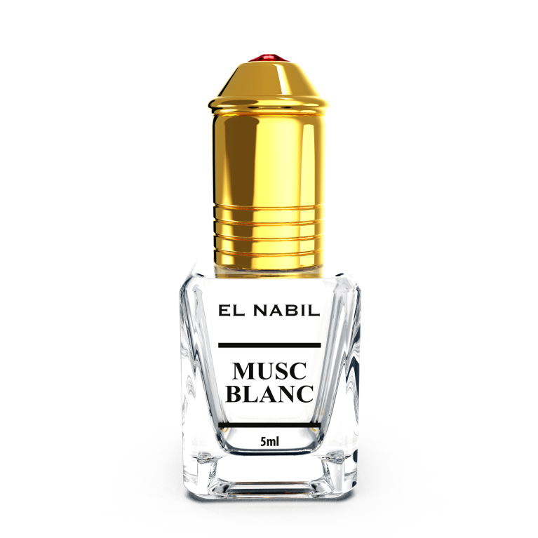 Musc Blanc 5 ml - Saudi Perfumes - Sans Alcool - El Nabil