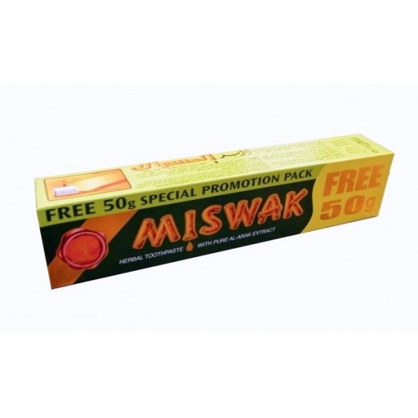 Dentifrice Herbal Miswak - 120gr + 50gr Gratuit - Laboratoire Dabur