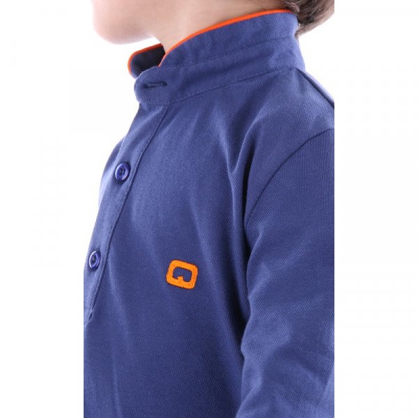 Polo Manche Longue - Junior - Indigo - Qaba'il - 151