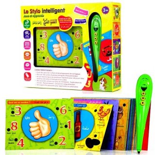 Le Stylo Interactif et Intelligent - plus de 100 cartes d'éveils pour les enfants - fr/ar - à partir de 3 ans + 4596