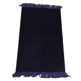 Bleu Nuit - Tapis de Prière pour Enfant - 47,50 x 87 cm