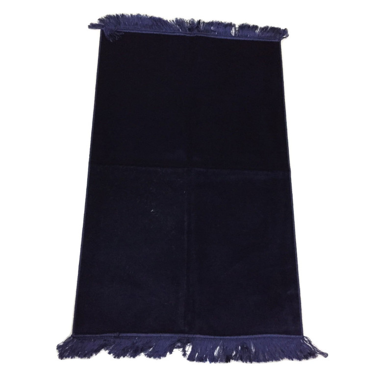 Bleu Nuit - Tapis de Prière pour Enfant - 47,50 x 87 cm