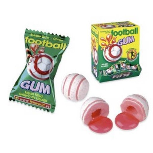 Bonbons - Football - Bubble Gum - Fini - Halal