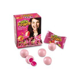 Bonbons - Juicy Pearls - Bubble Gum - Fini - Halal