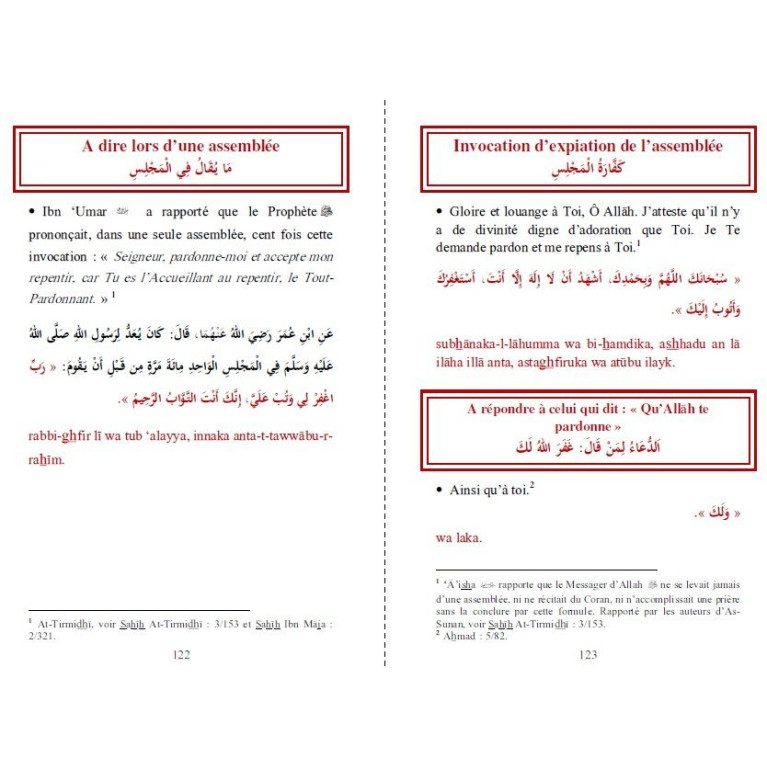 Citadelle Du Musulman - Vert Bleu - Francais Arabe Phonétique - Edition Orientica