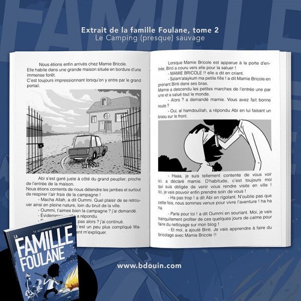 BD - Famille Foulane 2 - Camping (Presque) Sauvage - Edition Du Bdouin