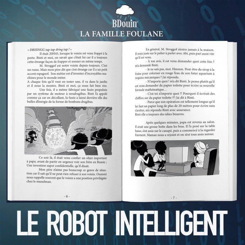 BD - Famille Foulane 1 - Le Robot Intelligent T1 - Edition Du Bdouin BD - Famille Foulane 1 - Le Robot Intelligent T1 - Edition Du Bdouin