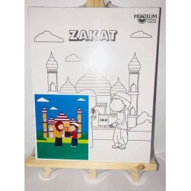 Kit Toile à Peindre - Zakât (Aumône) - Mooslim Toys