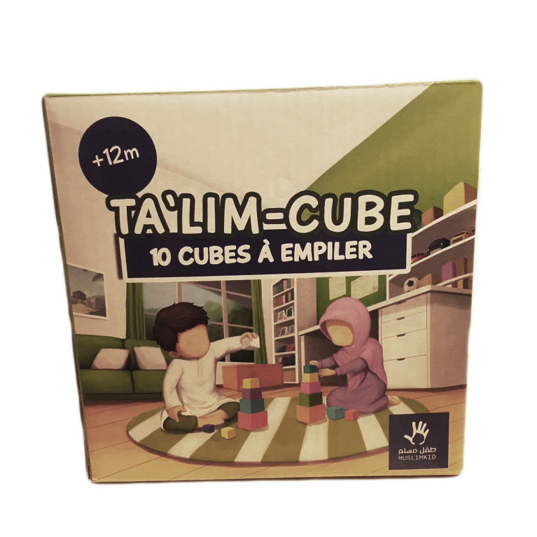 10 Cubes à Empiler - Ta'lim Cube - A partir de 3 ans - Muslim Kid