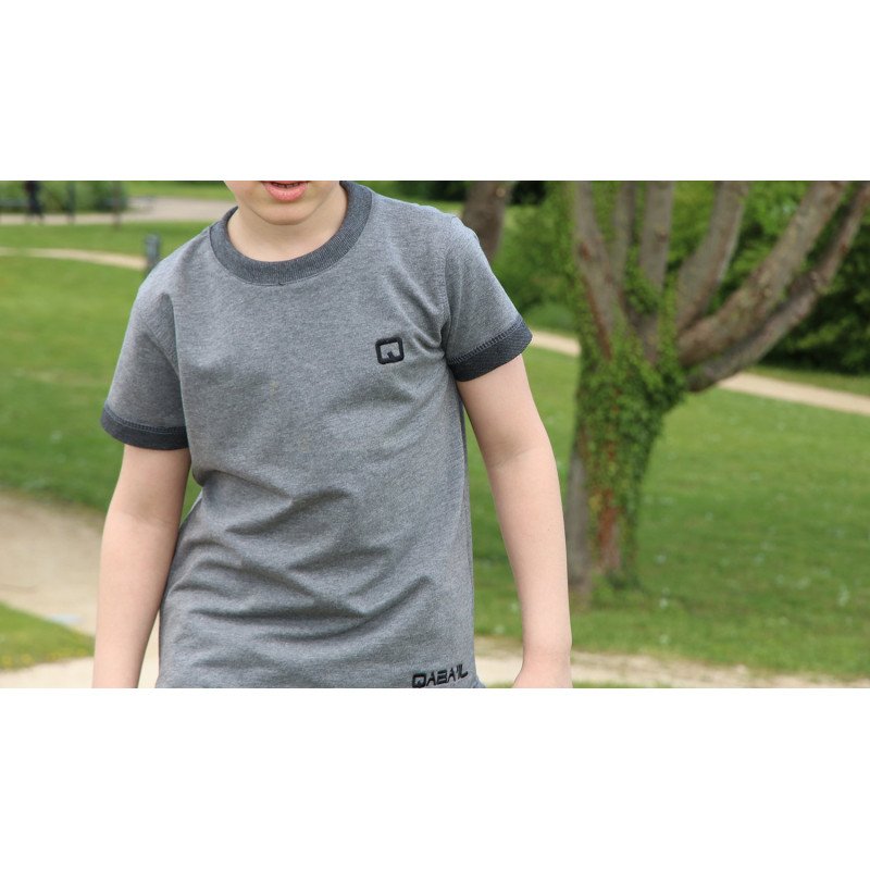 Ensemble Nautik Kid - Anthracite - Sarouel + T-Shirt de 3 à 16 ans - Qaba'il
