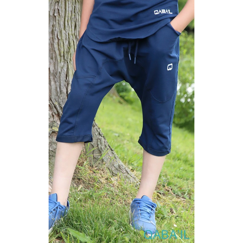 Ensemble Nautik Kid - Indigo - Sarouel + T-Shirt de 3 à 16 ans - Qaba'il