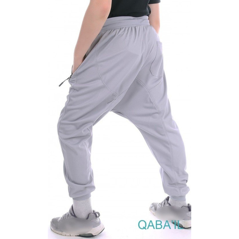 Serwal Jogging Léger Enfant - Gris Clair - Junior - 3 à 16 ans - Qaba'il