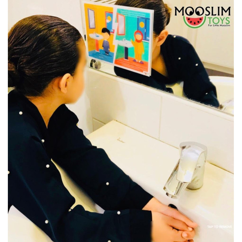 Autocollant ou Sticker - Avant et Après Les Ablutions - A5 : 14 x 20 cm - Mooslim Toys Autocollant ou Sticker - Avant et Après Les Ablutions - A5 : 14 x 20 cm - Mooslim Toys