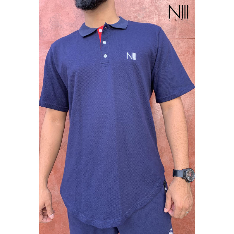 Ensemble Iceberg Coton Piqué 100% Coton - Bleu Nuit - T-Shirt Oversize et Saroual Djazairi - Na3im Ensemble Iceberg Coton Piqué 100% Coton - Bleu Nuit - T-Shirt Oversize et Saroual Djazairi - Na3im