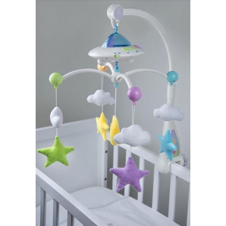 Moon & Stars - Mobile Bébé + Télécommande, Projection Lumière - 35 minutes Récitation Apaisante du Coran Moon & Stars - Mobile Bébé + Télécommande, Projection Lumière - 35 minutes Récitation Apaisante du Coran