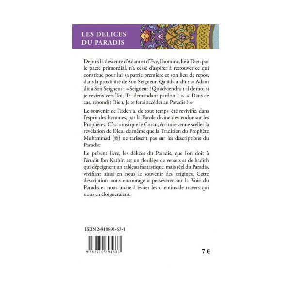 Les Délices du Paradis - Edition Ennour