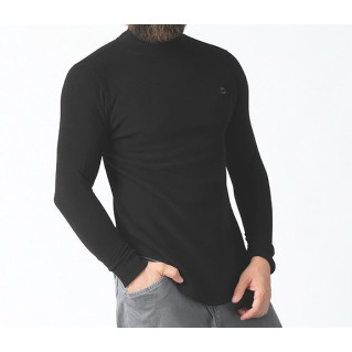 Pull Col Montant Qaba'il : Noir